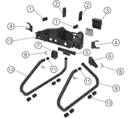XAG V40 Направляющая бака для жидкости 14-004-00003